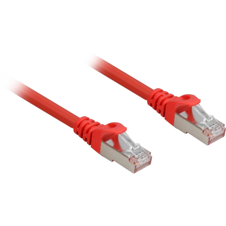 Sharkoon Network cable RJ45 CAT6a SFTP LSOH 3 m Red