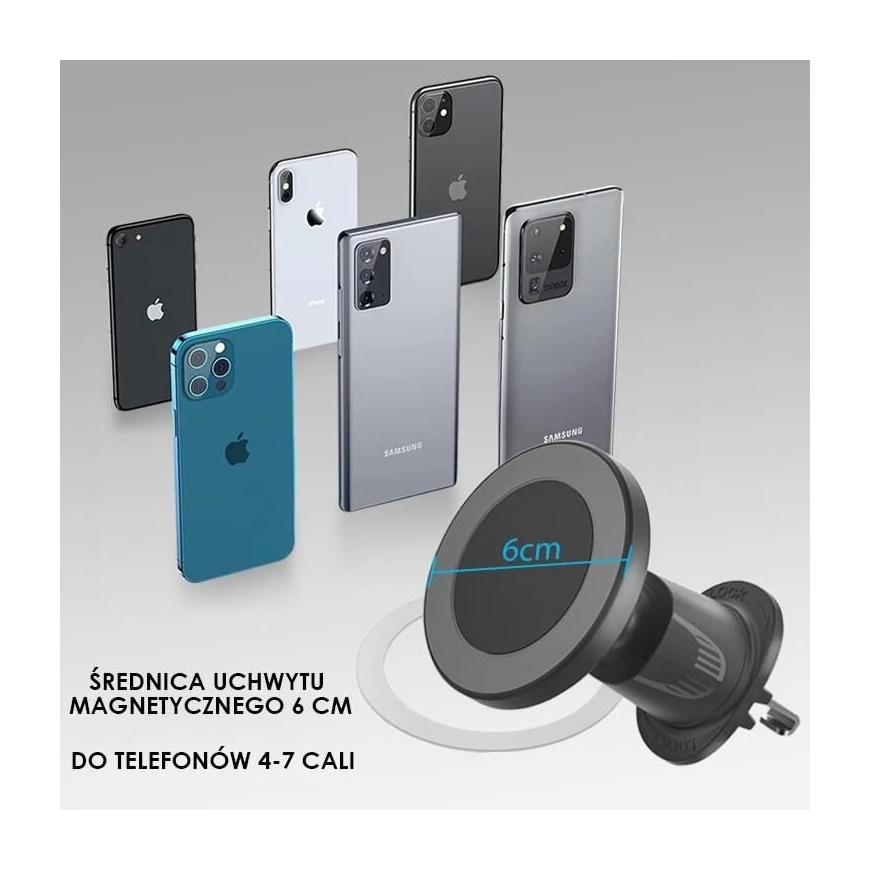 Spigen Puhelinteline - eXtreme O-14W MagSafe Autoteline 15W Langaton Lataus Ilman Venttiili Musta – 2