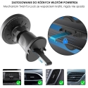 Spigen Puhelinteline - eXtreme O-14W MagSafe Autoteline 15W Langaton Lataus Ilman Venttiili Musta Spigen Puhelinteline - eXtreme O-14W MagSafe Autoteline 15W Langaton Lataus Ilman Venttiili Musta