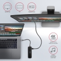 Axagon HMC-6GL sülearvuti dokk ja pordireplikaator Juhtmega ühendatud USB 3.2 Gen 1 (3.1 Gen 1) Type Axagon HMC-6GL sülearvuti dokk ja pordireplikaator Juhtmega ühendatud USB 3.2 Gen 1 (3.1 Gen 1) Type
