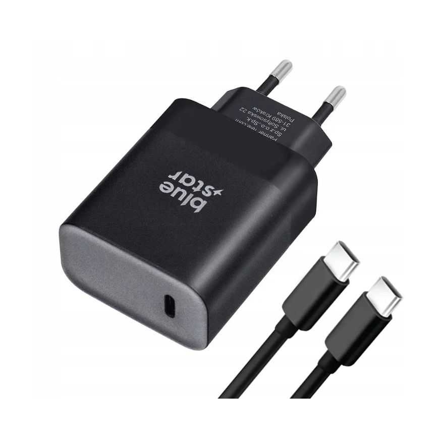 Sinine Täht TFB-TC PD QC4.0 45W Must USB-C kaabel