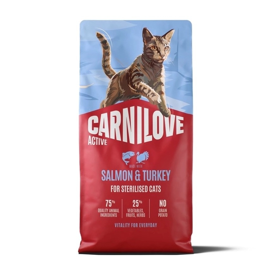 CARNILOVE CARNILOVE ACTIVE KISSOILLE LOHEN JA KANAN KASTIKKEE 6kg