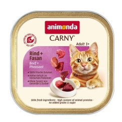 ANIMONDA Carny Adult Говядина и фазан - влажный корм для кошек - 85г