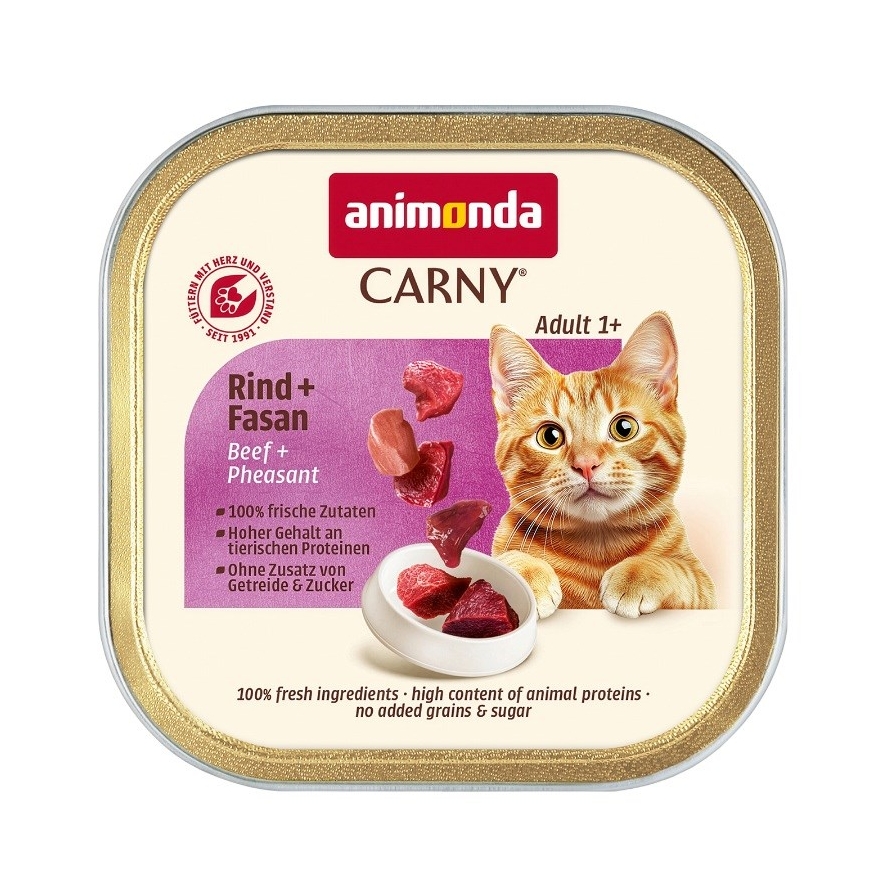 ANIMONDA Carny Adult Beef and pheasant - wet cat food - 85g