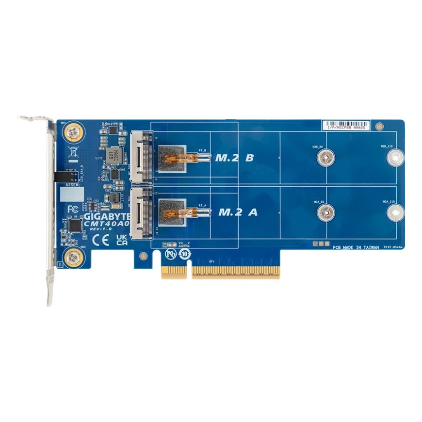 GIGABYTE CMT40A0 sąsajos kortelės/adapteris Vidaus M.2 – 3