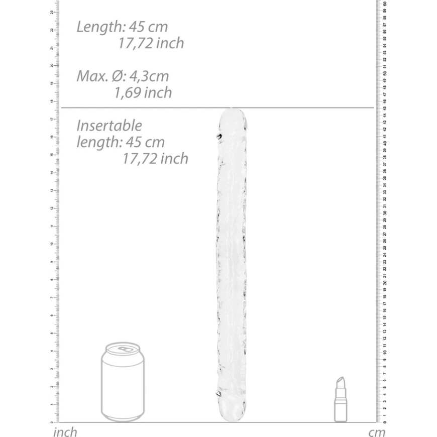 Realrock By Shots Realistic Double Dong - 18'' / 45 cm – 3