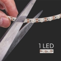 V-tac 16.5W/m LED strip, 48LED/m, 24V, 6500K, 5m roll