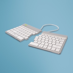R-Go Tools RGOSBUSWLWH tastatūra Birojs Bluetooth sistēma QWERTY Ziemeļvalstu Balts