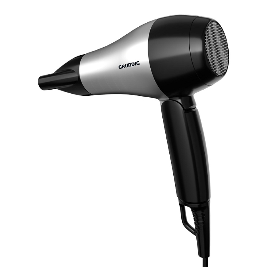 Grundig HD 2200 hiustenkuivain 1200 W Musta, Hopea – 2