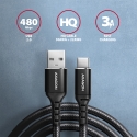 Axagon BUCM-AM15AB HQ USB-C USB-A cable 1.5 m