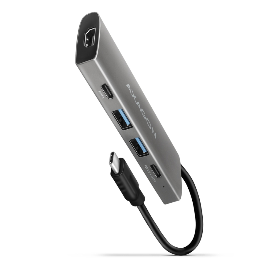 Axagon HMC-5G21 kannettavien tietokoneiden telakka ja porttitoistin Langallinen USB 3.2 Gen 2 (3.1 G