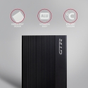 Axagon EE35-GTR USB-C 5Gbps - SATA 6G, 3.5 RIBBED box BLACK - USB Typ C HDD enclosure 3.5"