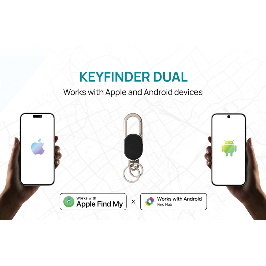 XD Connects Keyfinder Dual Key Tracker – Apple & Android Find (P301.1601) – 5