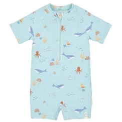 Little Dutch Swimsuit short-sleeve 'Ocean Friends' 98/104
