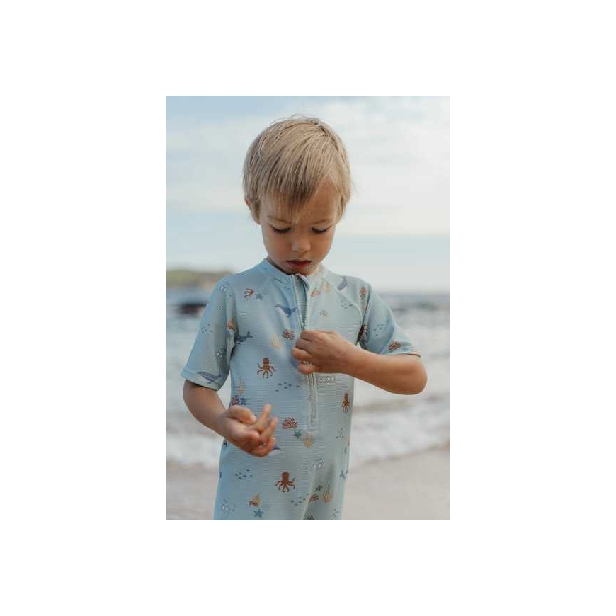 Little Dutch Swimsuit short-sleeve ´Ocean Friends´ 98/104 – 4
