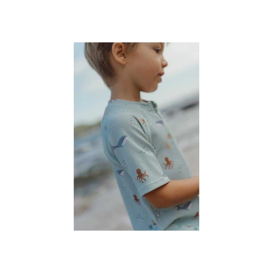 Little Dutch peldkostīms īsām piedurknēm 'Ocean Friends' 98/104 – 5