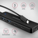 Axagon HUE-C2C sąsajos šakotuvas USB 3.2 Gen 1 (3.1 Gen 1) Type-C 5000 Mbit/ai Juoda Axagon HUE-C2C sąsajos šakotuvas USB 3.2 Gen 1 (3.1 Gen 1) Type-C 5000 Mbit/ai Juoda