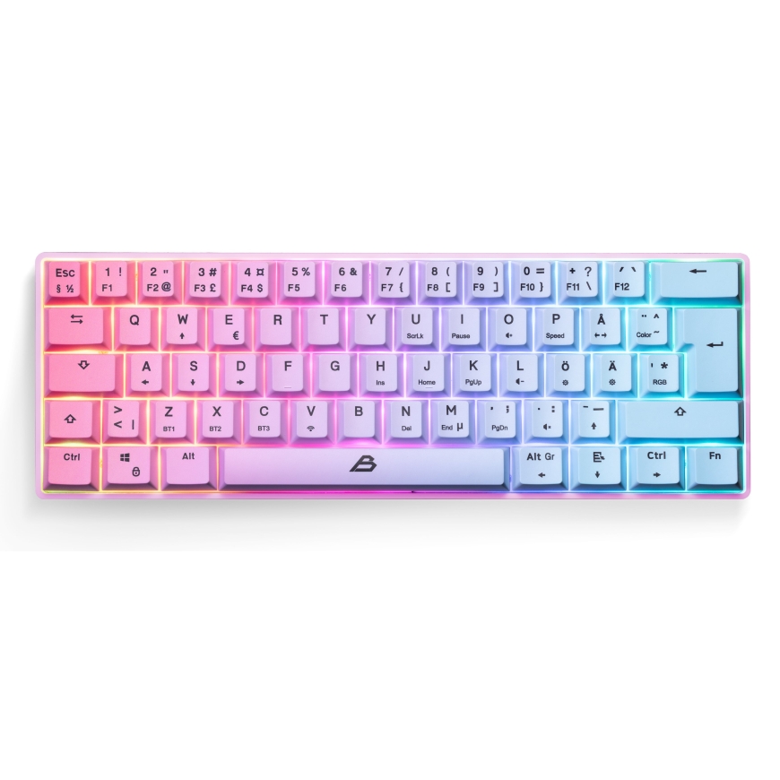 Blackstorm Mech 3 RGB spēļu tastatūra, daudzkrāsu