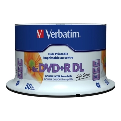 Verbatim 97693 tühi DVD 8,5 GB DVD+R DL 50 tk