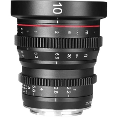 Objekts - Meike MK 10mm T2.2 Sony E stiprinājums, manuālā fokusēšana, 30 cm minimālais fokusēšanas attālums