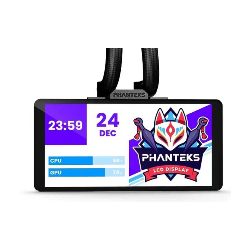 Phanteks Glacier One 360M25 LCD 120mm Vesijäähdytys Musta