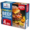 Šaldyti jautienos maltiniai mėsainiams BIOVELA, užsaldyti, 4x125 g