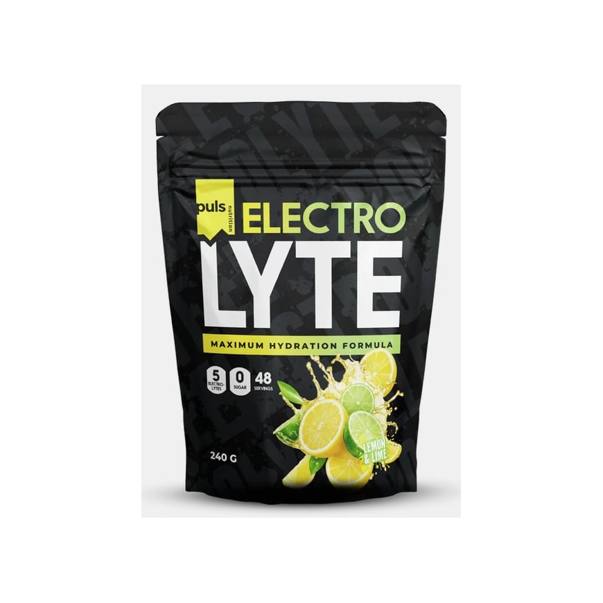 Puls Nutrition порошок электролитов, лимон-лайм, 240 г