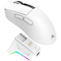 White Shark GAWAIN-W 500mAh/12000DPI/56g, Balts White Shark GAWAIN-W 500mAh/12000DPI/56g, Balts