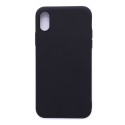 Apple iPhone X/Xs Nano silikona vāks maiga pieskāriena TPU melns Apple iPhone X/Xs Nano silikona vāks maiga pieskāriena TPU melns