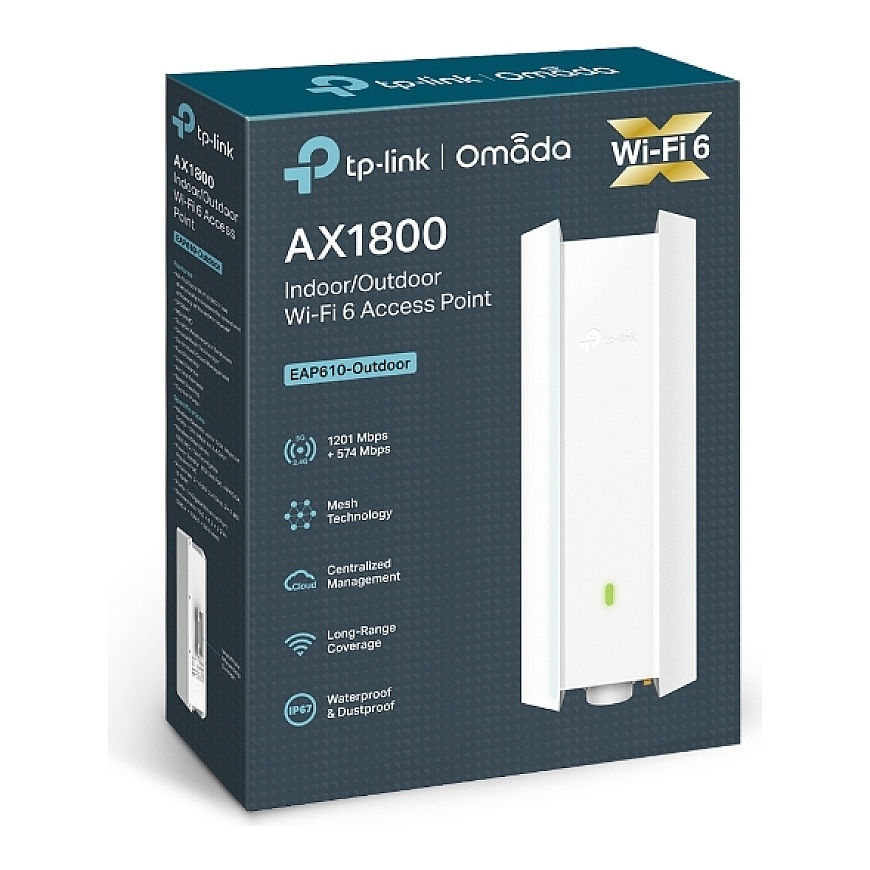 TP-Link Omada EAP610-Outdoor 1800 Mbit/s Balts Power over Ethernet (PoE) – 5
