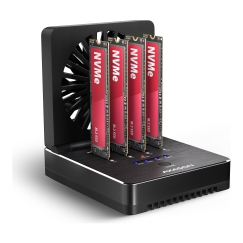 Axagon ADSA-M2C44 HDD/SSD dokkimisjaam Must