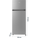 Gorenje RF414EPS4 Vapaasti seisova 206 L Harmaa, Metallinen Gorenje RF414EPS4 Vapaasti seisova 206 L Harmaa, Metallinen
