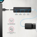 Axagon HUE-C2A keskitin USB 3.2 Gen 1 (3.1 Gen 1) Type-A 5000 Mbit/s Musta Axagon HUE-C2A keskitin USB 3.2 Gen 1 (3.1 Gen 1) Type-A 5000 Mbit/s Musta
