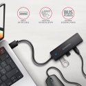 Axagon HUE-C2A jaotur USB 3.2 Gen 1 (3.1 Gen 1) Type-A 5000 Mbit/s Must Axagon HUE-C2A jaotur USB 3.2 Gen 1 (3.1 Gen 1) Type-A 5000 Mbit/s Must
