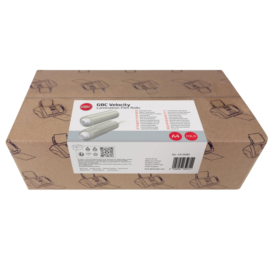 GBC Velocity cold laminating roll film, glossy – 4