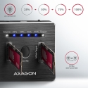 Axagon ADSA-M2C saugojimo diskų prijungimo stotis USB 3.2 Gen 2 (3.1 Gen 2) Type-C Juoda Axagon ADSA-M2C saugojimo diskų prijungimo stotis USB 3.2 Gen 2 (3.1 Gen 2) Type-C Juoda