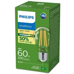 Philips BULB LED E27 A60 4W 840LM 2700K CL