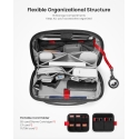 tomtoc Navigator T13 Pro technikos organizatorius, juodas tomtoc Navigator T13 Pro technikos organizatorius, juodas