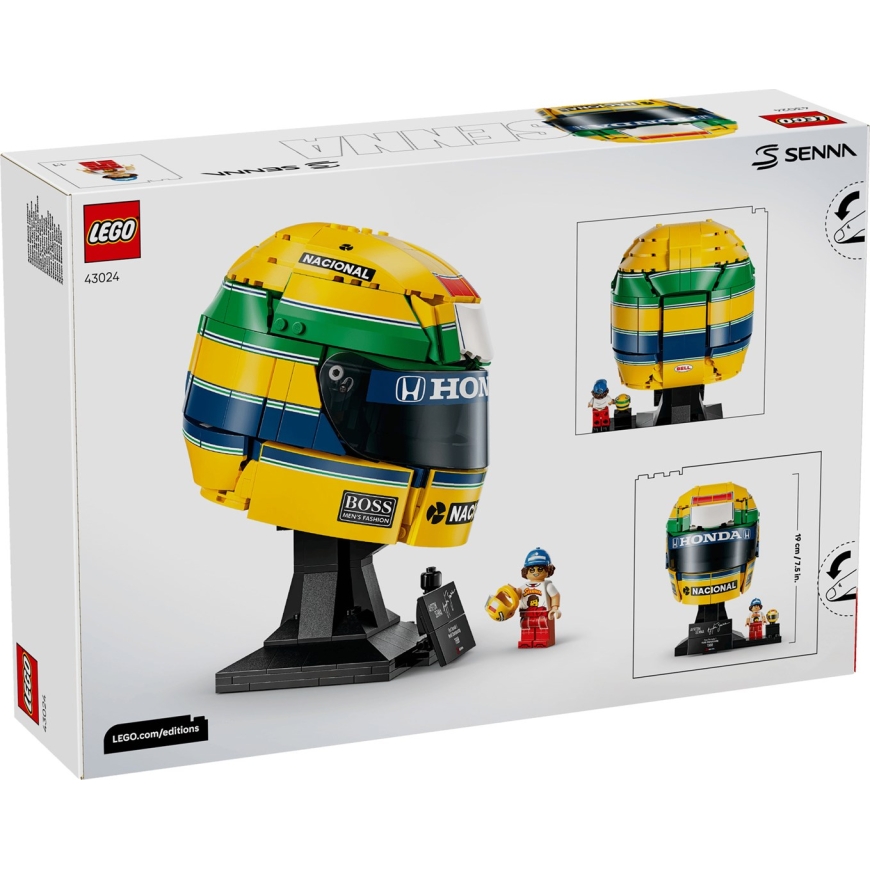 LEGO EDITIONS 43024 Ayrton Senna -kypärä – 2