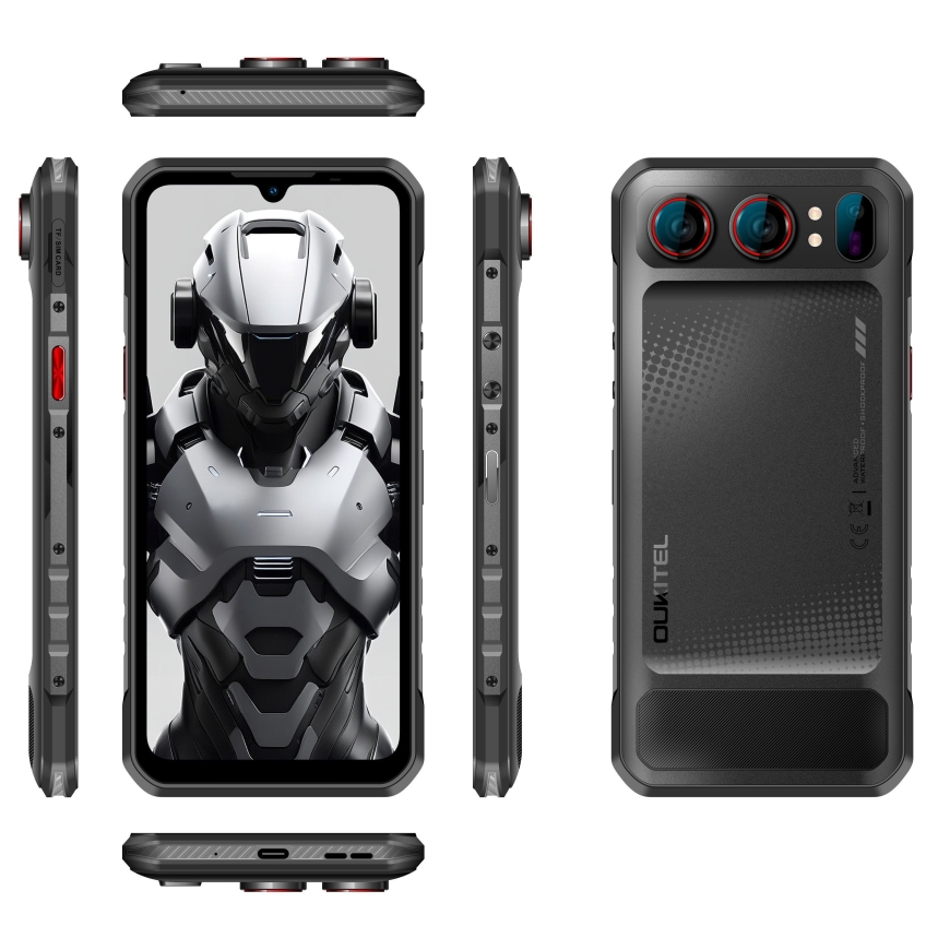 Oukitel WP68 Air 5G puhelin, 512/12 Gt, musta – 2