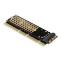 Axagon PCEM2-1U PCIe x16/x8/x4 - M.2 NVMe M-key slot adapter 1U