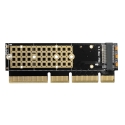 Axagon PCEM2-1U PCIe x16/x8/x4 - M.2 NVMe M-key slot adapter 1U