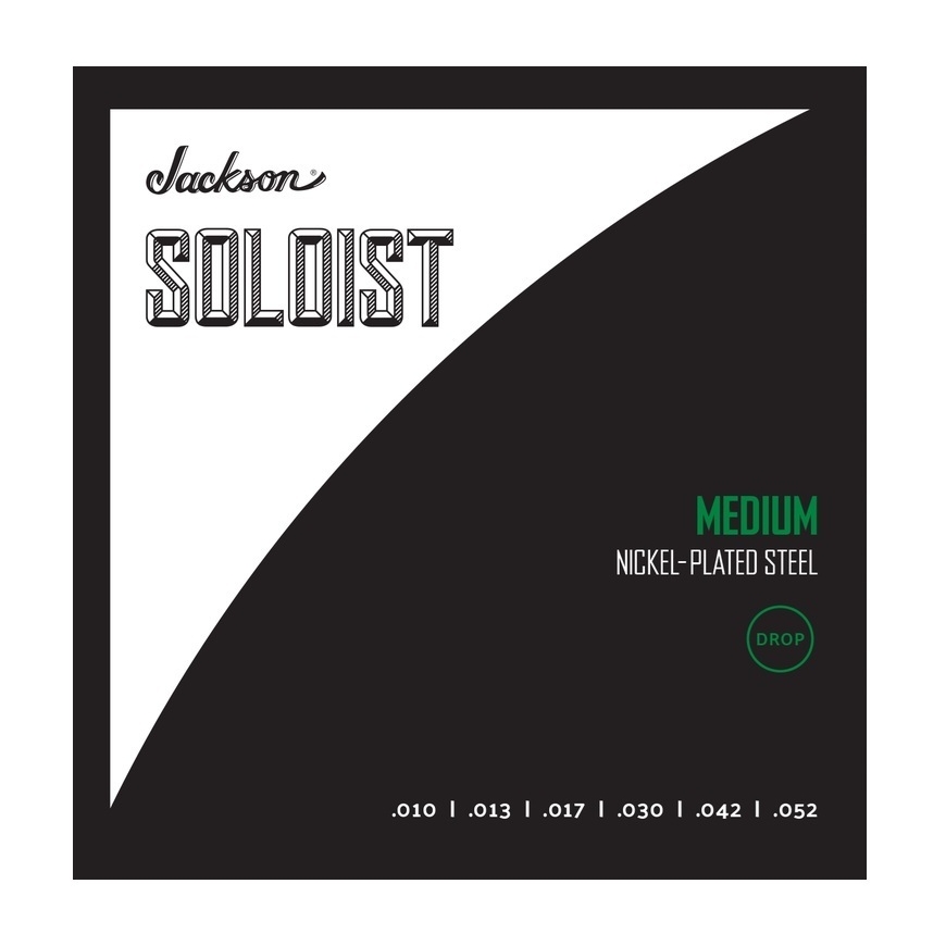 Jackson® Soloist™ Drop Medium, elektrinės gitaros stygos, 10 - 52