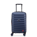 Delsey Elegance Expandable 55 cm suitcase, blue Delsey Elegance Expandable 55 cm suitcase, blue