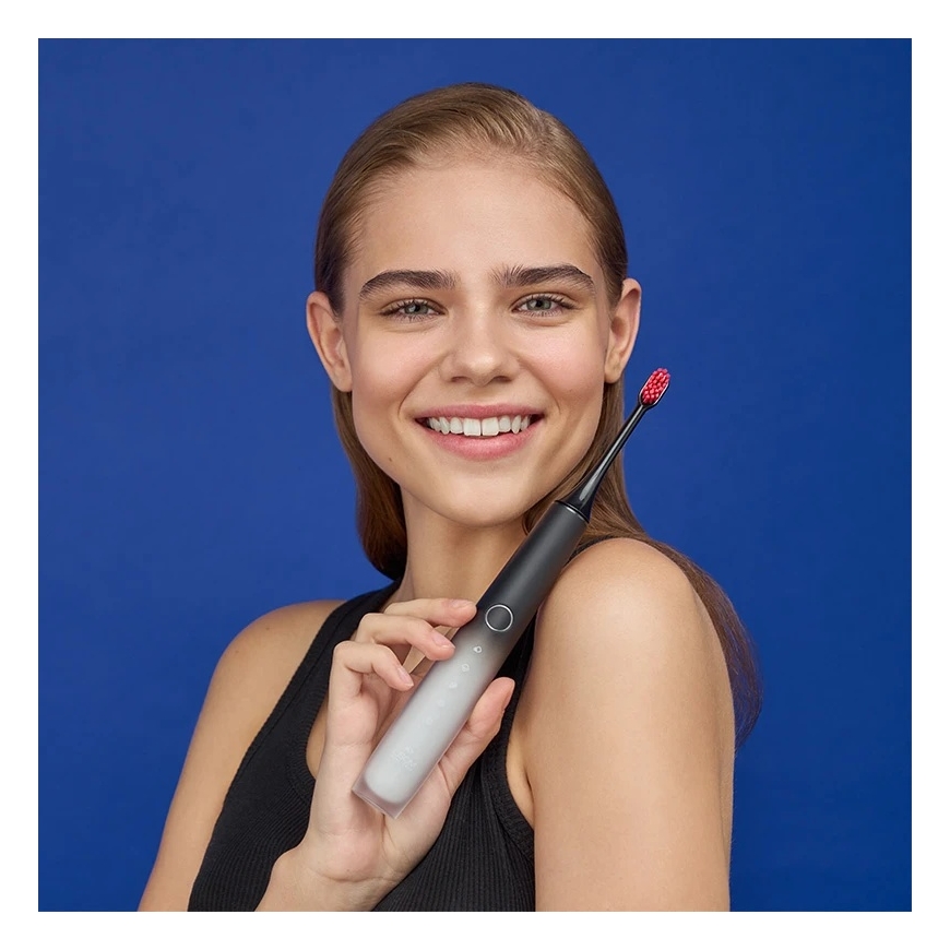 Osom Oral Care Lataus, sähköinen, ääniharja hampaiden harja, musta OSOMORALT40BL