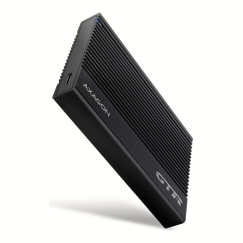 Axagon EE25-GTR Ribbed aluminum USB 3.2 Gen 2 - SATA 6G external box for 2.5" SSD/HDD