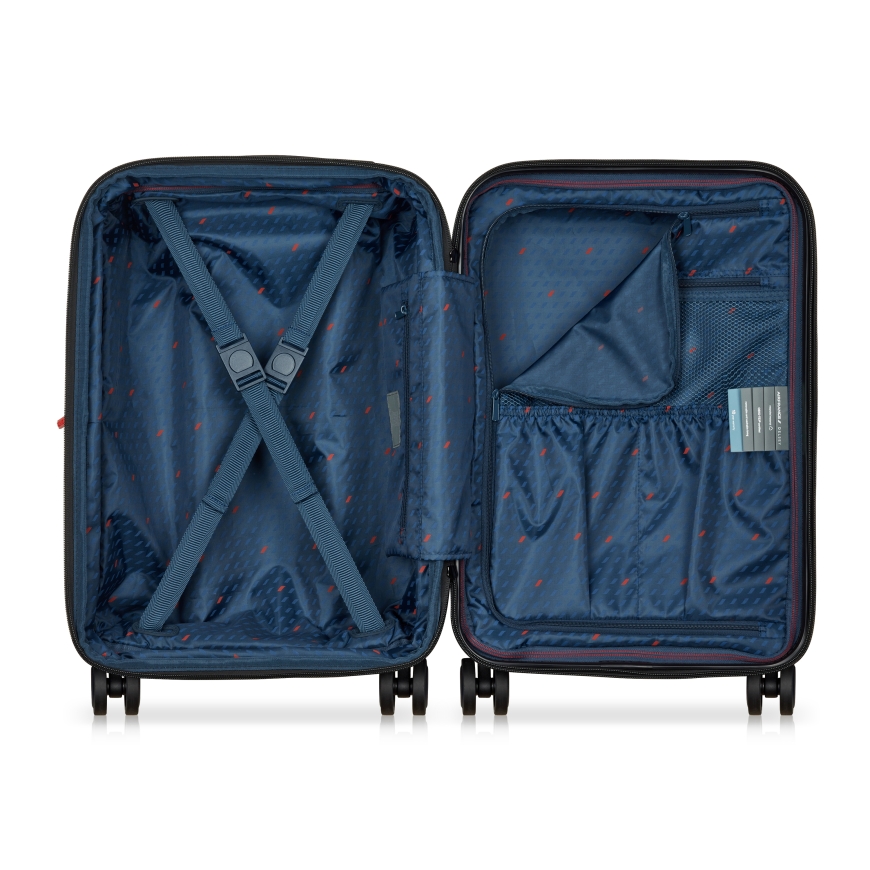 Delsey Elegance Expandable 55 cm suitcase, blue – 5