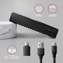 Axagon EE25-GTR Ribbed aluminum USB 3.2 Gen 2 - SATA 6G external box for 2.5" SSD/HDD