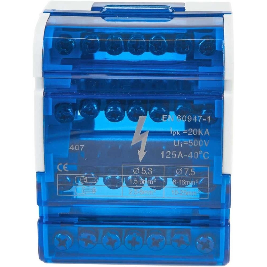 Distribution block 4 fields 7 holes VCX BLK 47