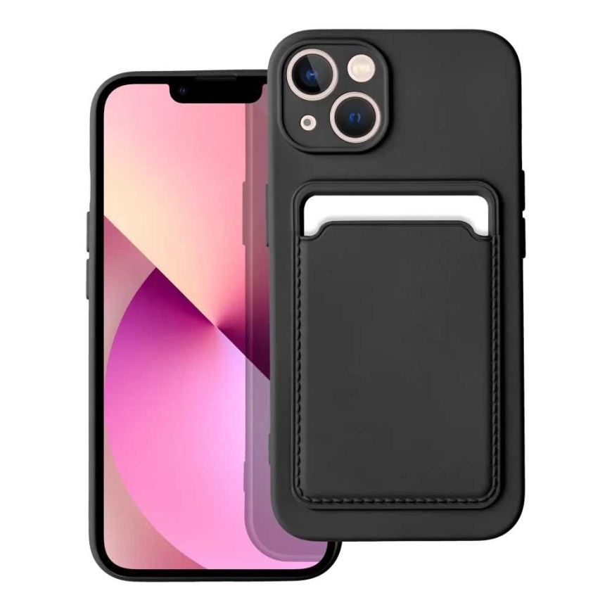 Чехол на заднюю панель из силикона Riff Card series для Apple iPhone 11 черный